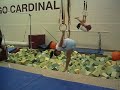 Amy and Natasha demonstrate a very tough drill that is great for building ab and lat strength for a quick rowing motion in the pole vault. Amy is doing the 