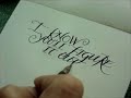Strange Overtones - A Calligraphic Tribute