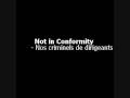 Not in Conformity Nos Criminels de dirigeants
