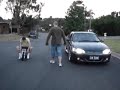 Pocket bike vs camsport drag race