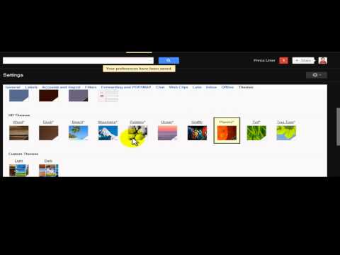 how to get more themes for gmail
