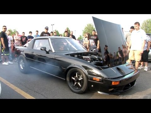 Turbo - CONGRATS to Bola de Humo Racing for running their first 7 the first time on the 1320 with their new setup! Check out this 88mm turbo powered RX7 tearing down...