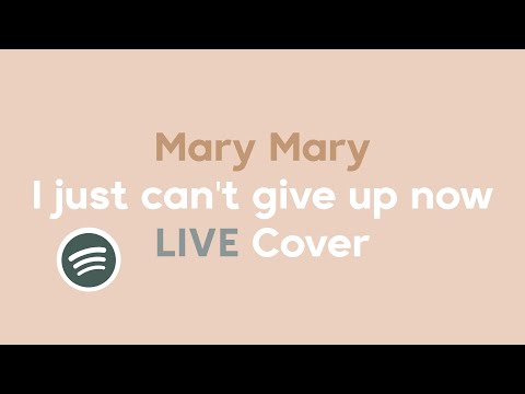 i just cant give up now . - mary mary
