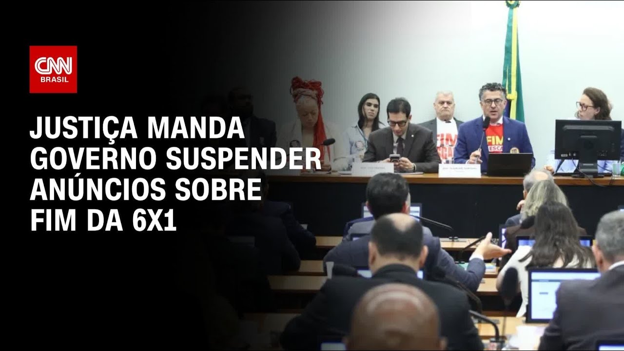 Fim da 6x1: Justiça manda governo suspender anúncios pagos sobre proposta | HORA H
