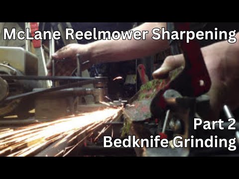 how to adjust mclane reel mower blades