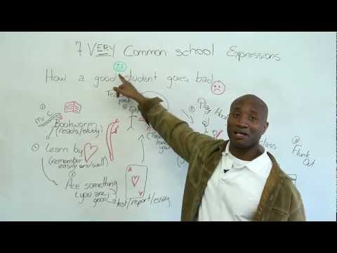 7 Common School Expressions in English