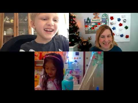 Home Preschool on Zoom | STEM Kids learning numbers and Ms Julie Tree ...