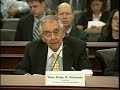 Peter G. Peterson Testifies Before House Budget Committee