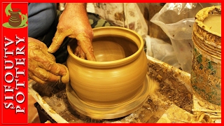 Pottery How to make throwing Pottery Casserole part 1 #67
