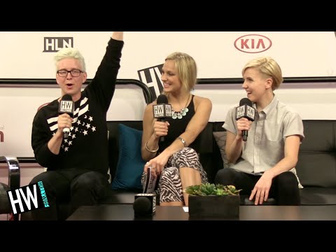Tyler Oakley & Hannah Hart Show Off Dance Moves & Talk Crazy Fan Fiction!