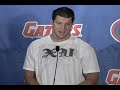 Tebow talks about Brandon Spikes