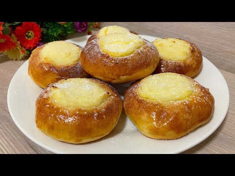Ватрушки с творогом. Оңай булочки, қазақша рецепт.