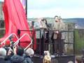 Tommy Cooper statue unveiled by Sir Anthony Hopkins
