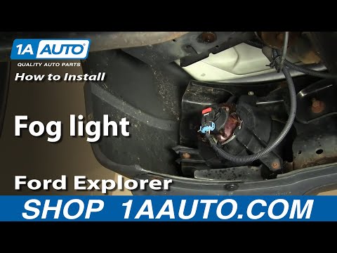 How To Install Replace Fog light Ford Explorer and Sport Trac 01-05 1AAuto.com