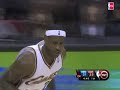 LeBron James With the Powerful Baseline Jam LeBron James With the Powerful Baseline Jam