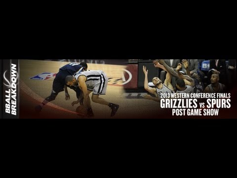 2013 NBA Playoffs: Grizzlies at Spurs Game 2 POST GAME SHOW