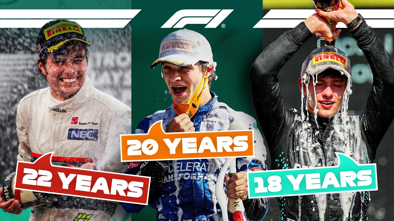 F1 Podium Finishes But The Drivers Get Progressively Younger