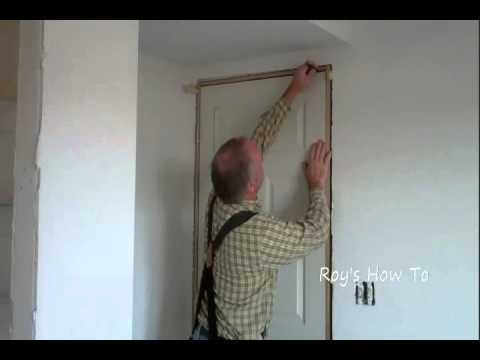how to install a door frame