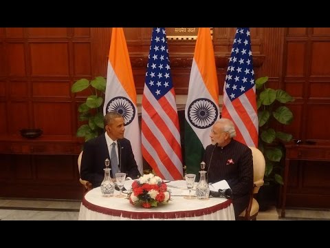 PM Narendra Modi & US President Barack Obama in