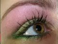 BARBIE LOVES MAC cutsie eyes w/ greens & pinks BARBIE LOVES MAC cutsie eyes w/ greens & pinks