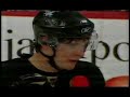 Pens vs. Rangers 3/30/08 End of Game and Crosby Interview