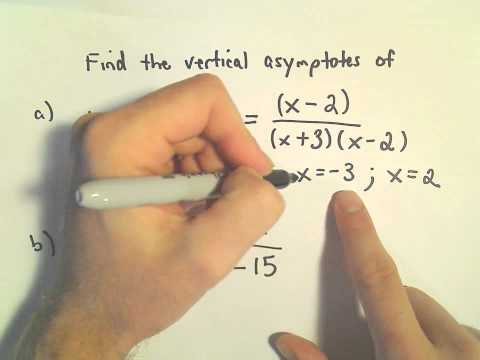 how to determine vertical asymptotes