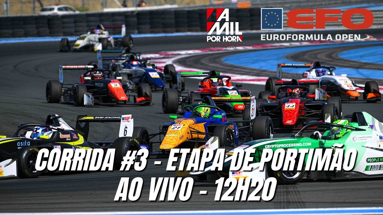 🟣EUROFORMULA OPEN 2026 | ETAPA DE PORTIMÃO - 3ª CORRIDA | AO VIVO E COM IMAGENS