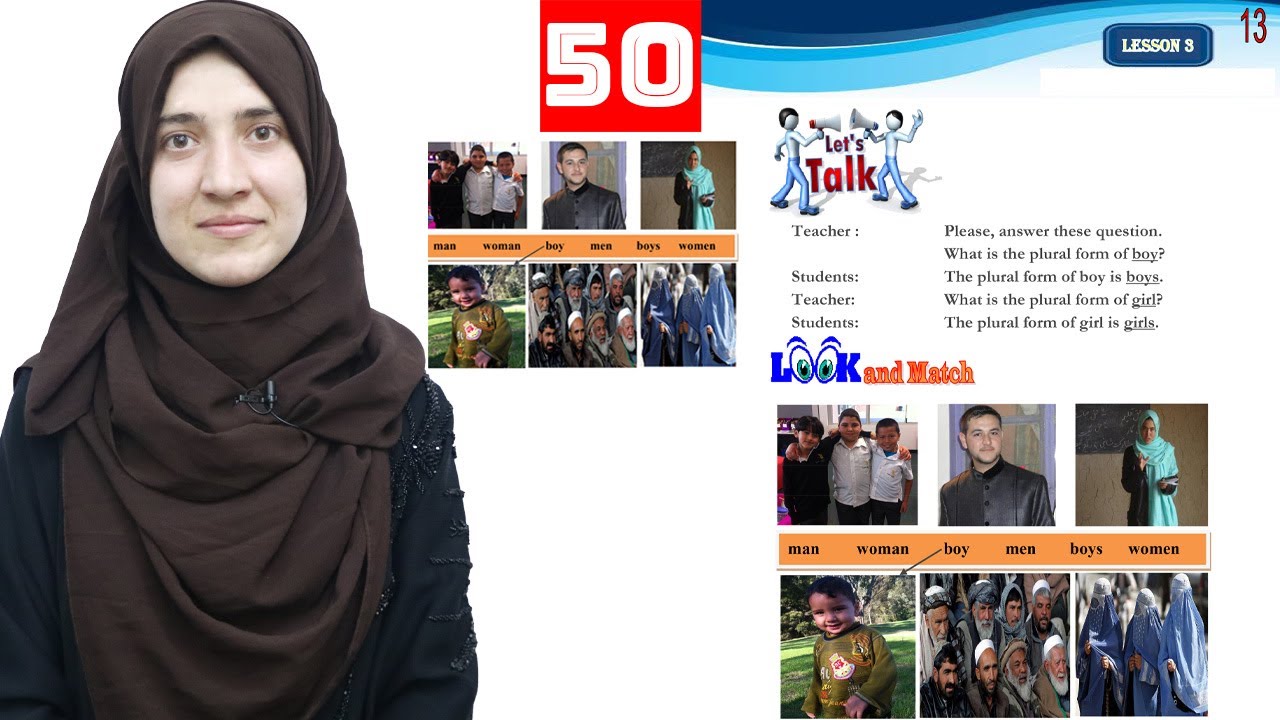 Class 4 - English _ Lesson 50 / انگلیسی څلورم ټولګی - لوست 50