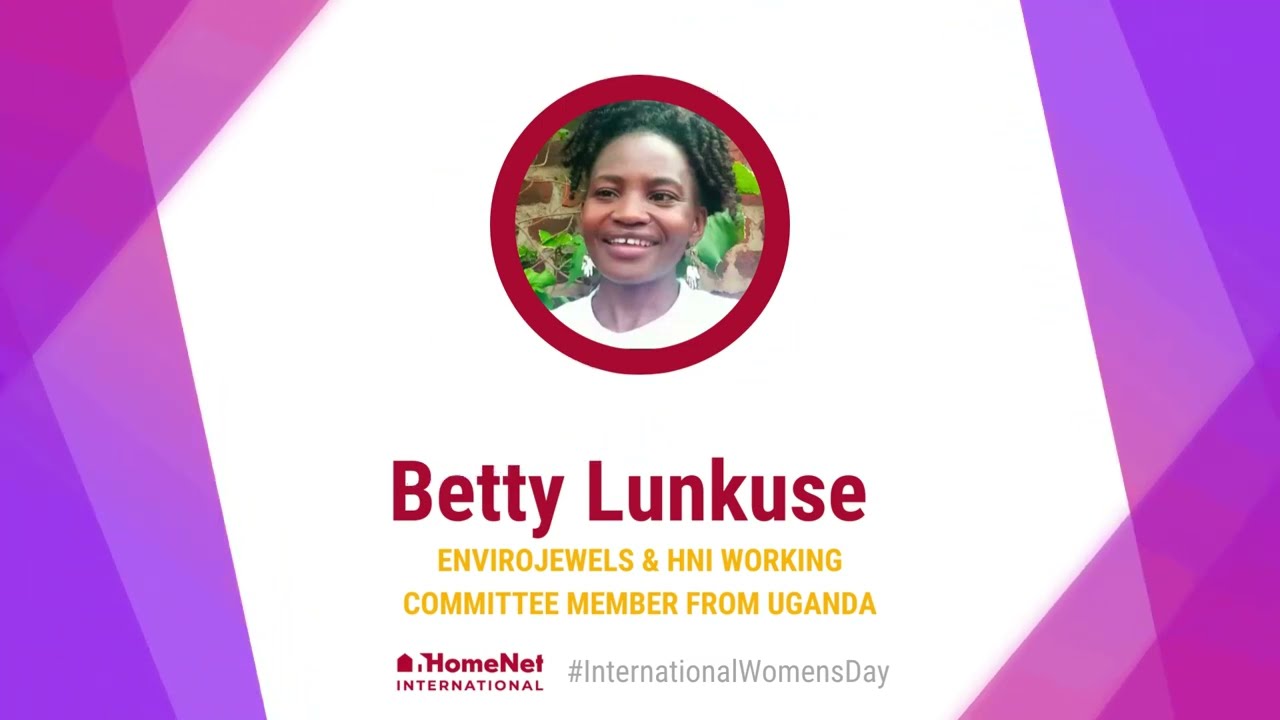 Betty Lunkuse - HNI Working Committee member from Uganda