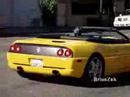 Yellow Ferrari F355 Spider