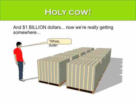 Trillion - Some perspective on what a Trillion really is.