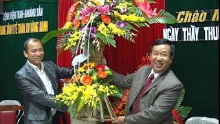 Đồng chí Phạm Ngọc Hải, Phó Chủ tịch HĐND thành phố chúc mừng ngày 27-2