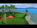 Golden Tee Great Shot on Tahiti Cove!