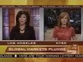 Liz Claman on CBS Early Show after market plunges