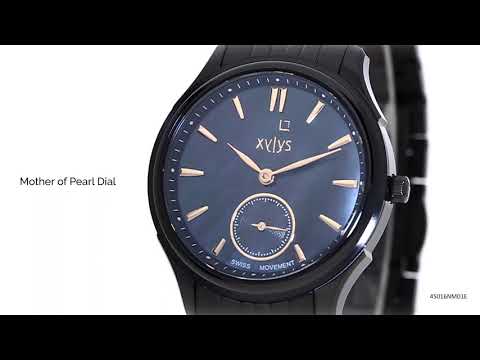 Buy Online Xylys Swiss Analog Black Stainless Steel Strap Mother