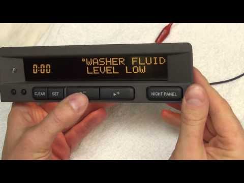 Saab SID Pixel fix in 2 minutes – saab sid repair instructions manual with silver ribbon