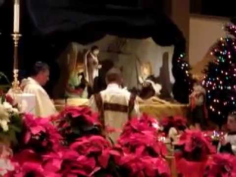 Nativity Blessing during Midnight Mass at Immaculate Conception Parish in Cottonwood, Arizona