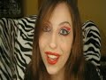 Red, Black And White Extreme Make-up - Tutorial