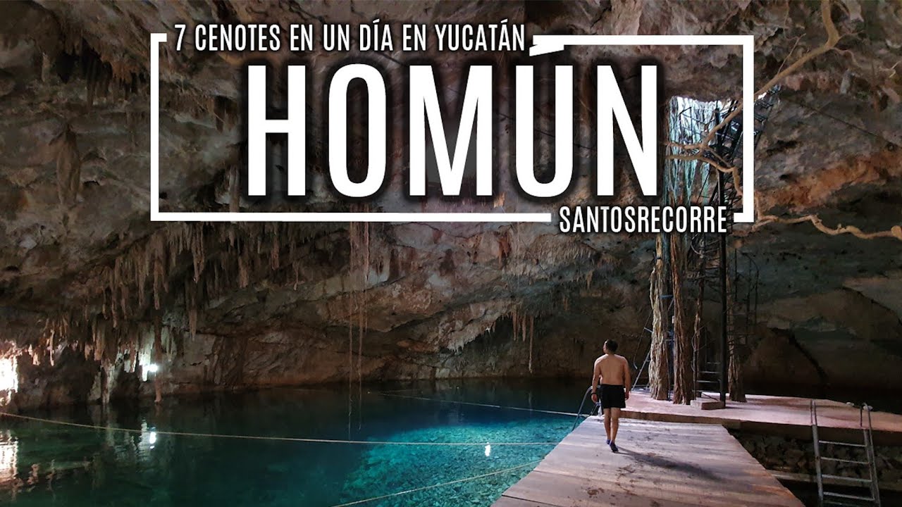 HOMÚN - El pueblo de los CENOTES. TOUR local en moto 7 cenotes en 1 DÍA. Turismo Yucatán, México. 🏞🤿