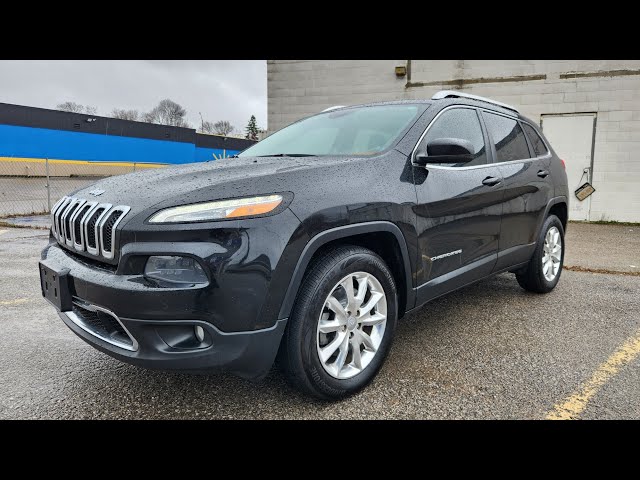 2015 Jeep Cherokee Limited V6 AWD Certified Sunroof Nav Leather  in Cars & Trucks in Barrie