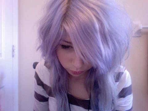 how to dye lilac hair