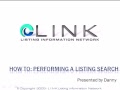 Performing a Listing Search - How To