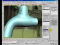 NURBS modeling a tap video 2 of 4