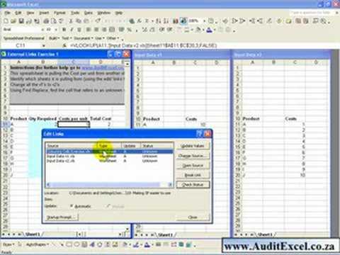 how to break external links in excel