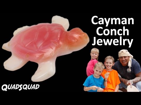 How Conch Jewelry is made in the Cayman Islands