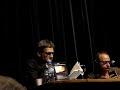 Michel Houellebecq y Alan Pauls leen poema sobre hirondelles