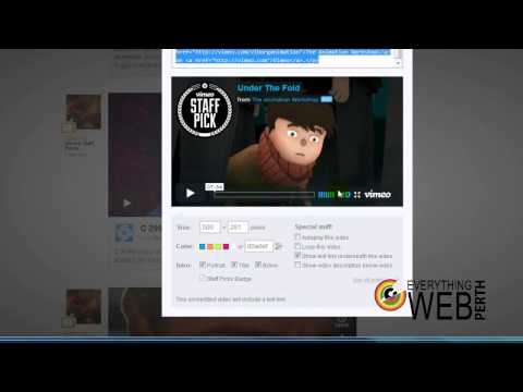 how to embed vimeo in wordpress