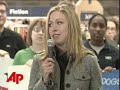 Chelsea Clinton Bristles at Lewinsky Question