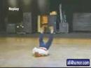dancing show faceplant