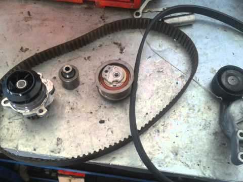 how to change auxiliary belt mk4 golf